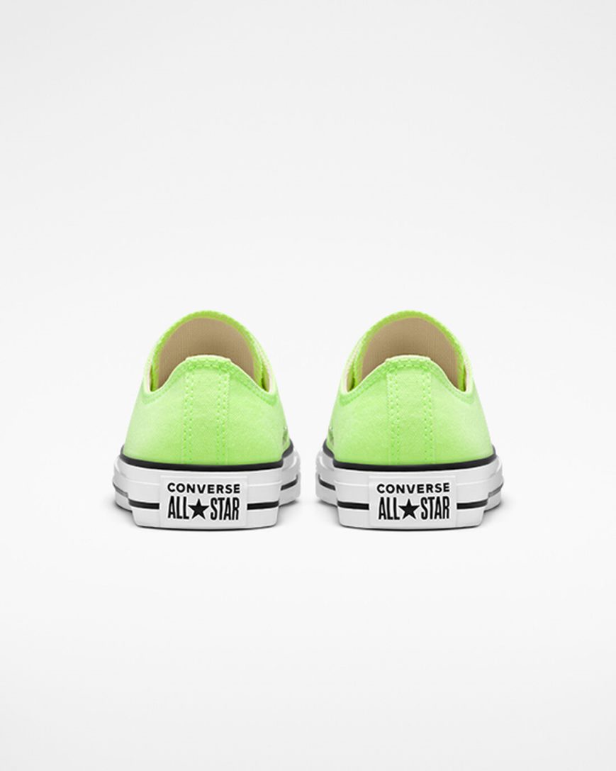 Pánské Boty Nízké Converse Chuck Taylor All Star Neon Zelene Bílé Černé | CZ BLPU52